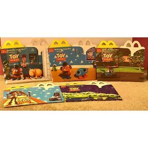 Disney's Toy Story UK McDonalds Set of 5 Happy Meal Boxes Unused, Mint